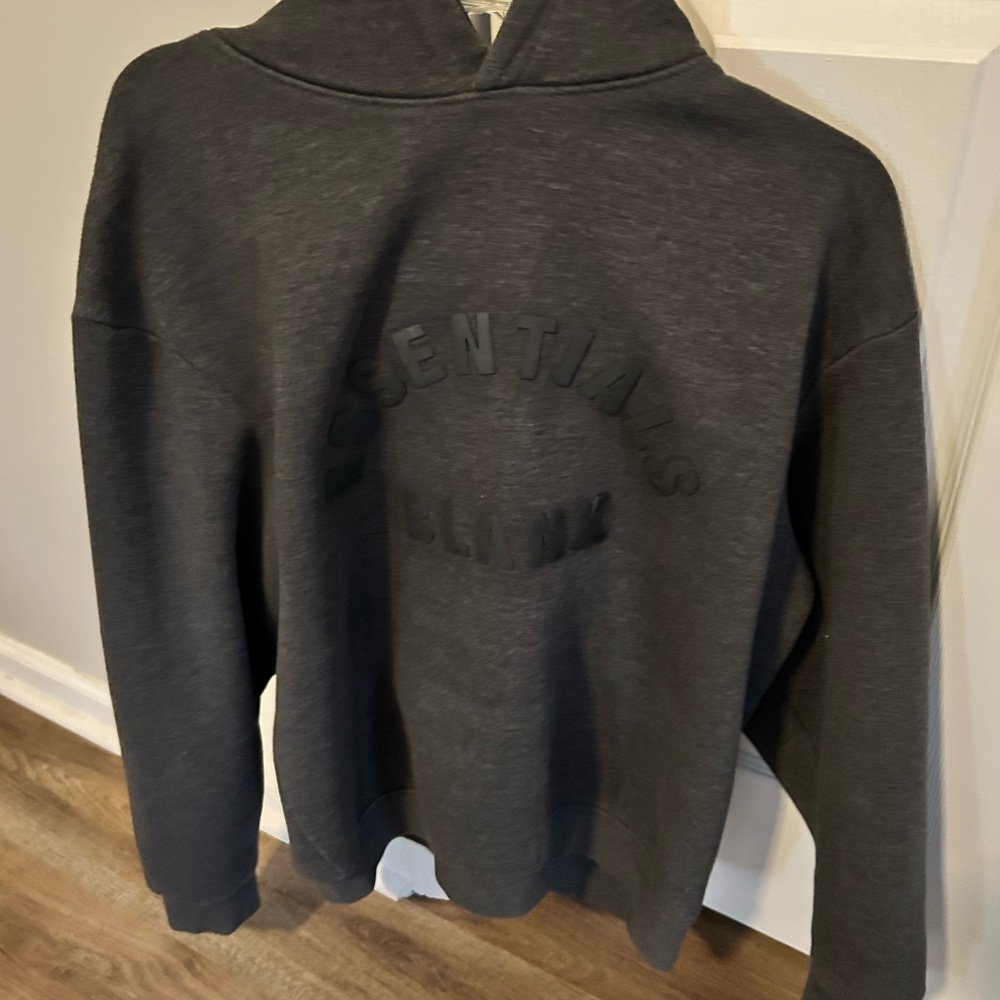 Essentials Fear of God Dark Gray Hoodie